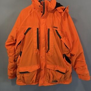 Mens Cabelas Silent Suede Parka Style Hunting Jacket  XL